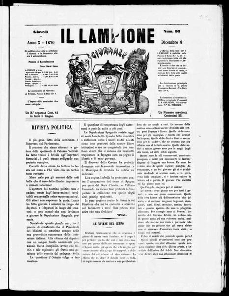 Il lampione : giornale per tutti