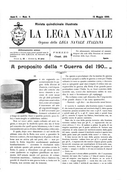 La lega navale rivista quindicinale illustrata