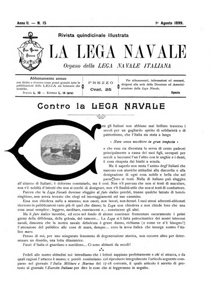 La lega navale rivista quindicinale illustrata