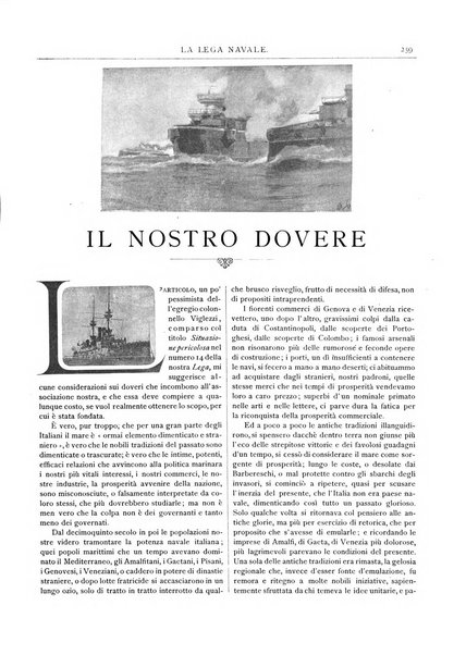 La lega navale rivista quindicinale illustrata