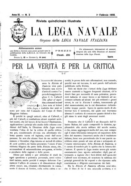 La lega navale rivista quindicinale illustrata