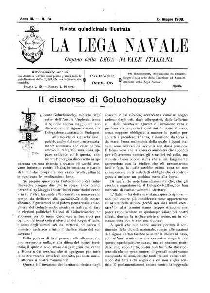 La lega navale rivista quindicinale illustrata