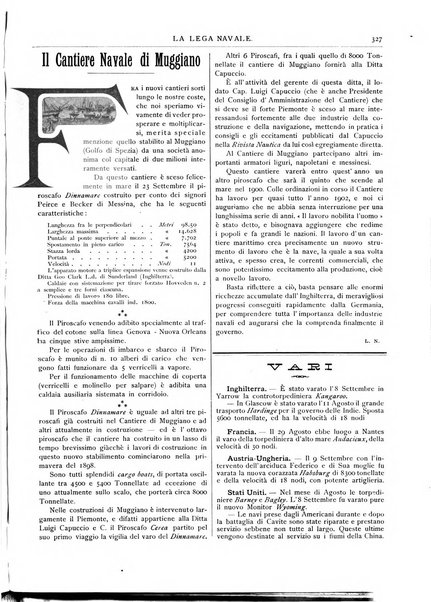 La lega navale rivista quindicinale illustrata