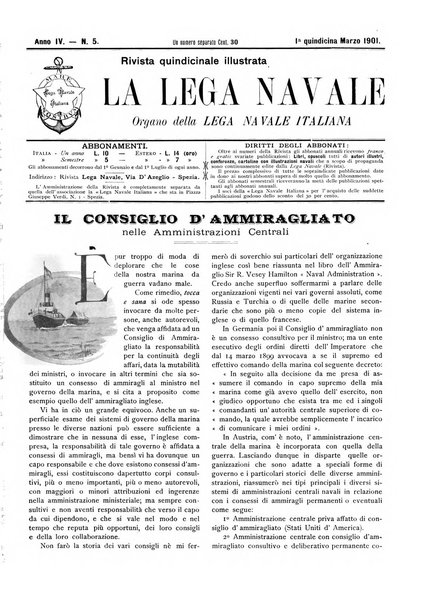 La lega navale rivista quindicinale illustrata