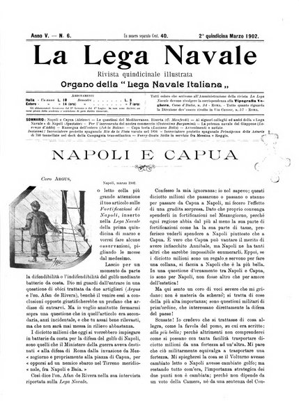 La lega navale rivista quindicinale illustrata