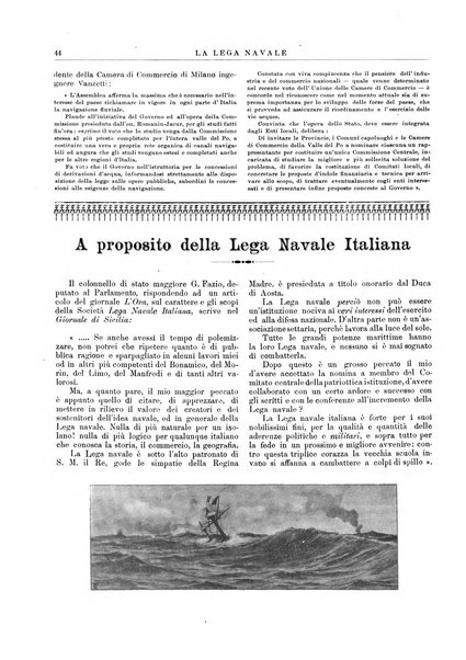 La lega navale rivista quindicinale illustrata