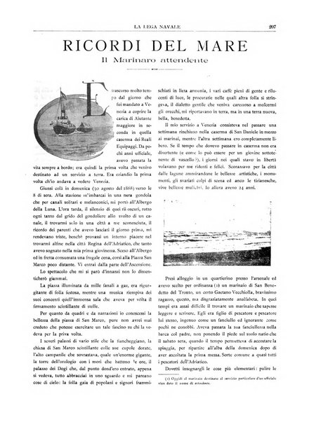 La lega navale rivista quindicinale illustrata