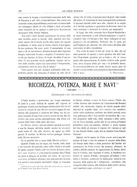 La lega navale rivista quindicinale illustrata