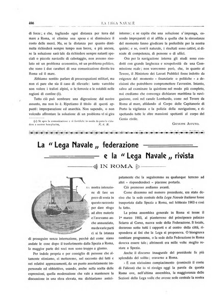 La lega navale rivista quindicinale illustrata