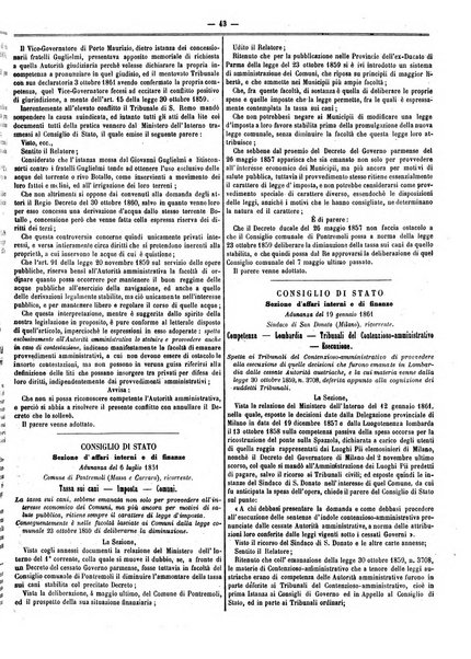 La legge monitore giudiziario e amministrativo del Regno d'Italia