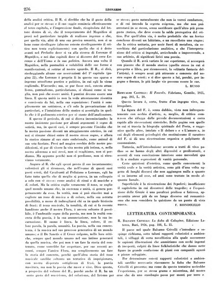 Leonardo rassegna mensile della coltura italiana