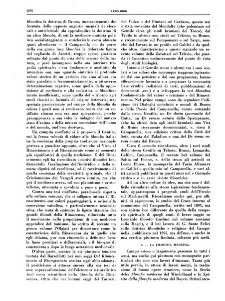 Leonardo rassegna mensile della coltura italiana