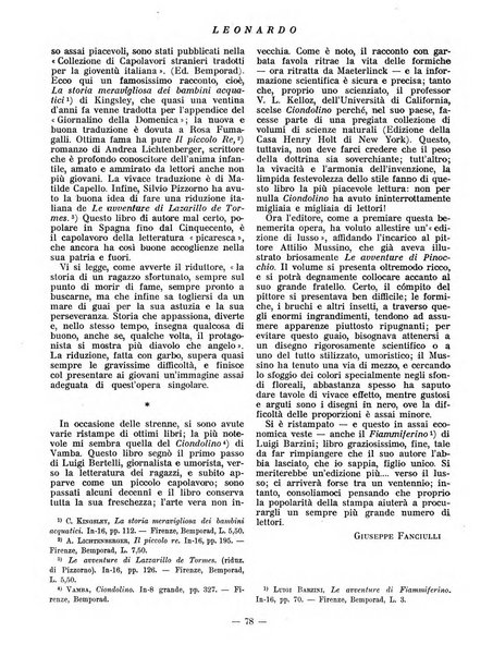 Leonardo rassegna mensile della coltura italiana