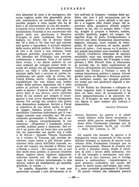 Leonardo rassegna mensile della coltura italiana