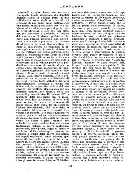 Leonardo rassegna mensile della coltura italiana