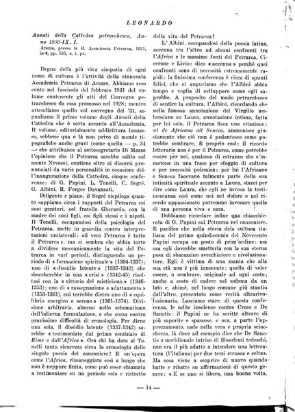 Leonardo rassegna mensile della coltura italiana