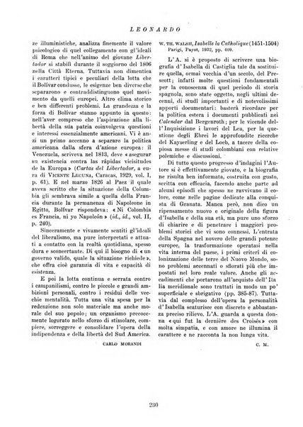 Leonardo rassegna mensile della coltura italiana