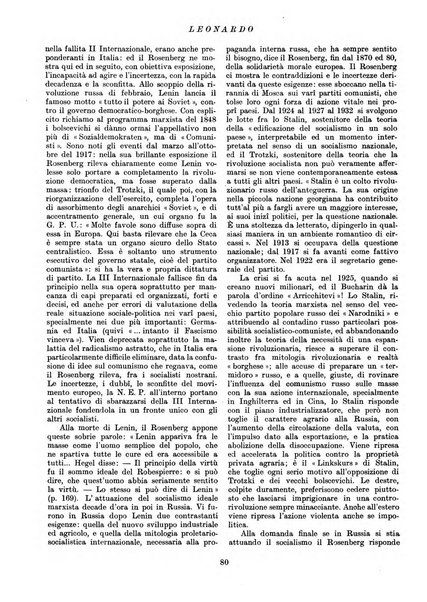 Leonardo rassegna mensile della coltura italiana