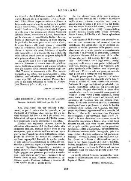 Leonardo rassegna mensile della coltura italiana