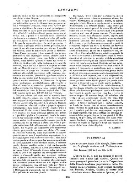 Leonardo rassegna mensile della coltura italiana