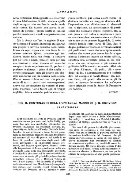 Leonardo rassegna mensile della coltura italiana