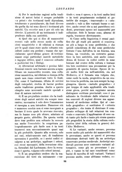 Leonardo rassegna mensile della coltura italiana