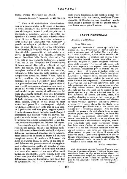 Leonardo rassegna mensile della coltura italiana