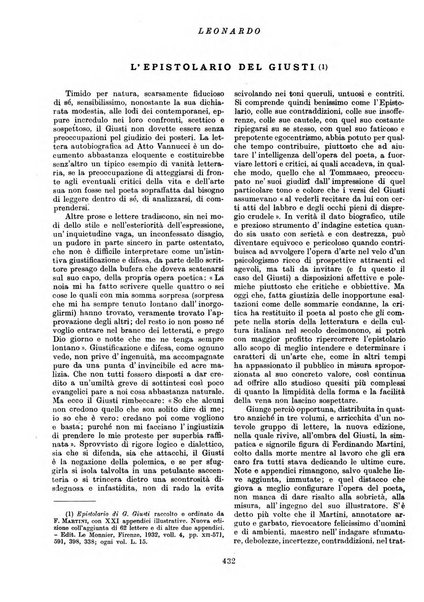 Leonardo rassegna mensile della coltura italiana