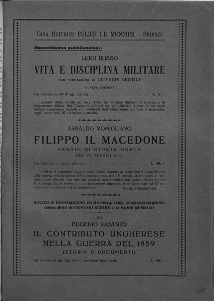 Leonardo rassegna mensile della coltura italiana