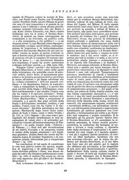 Leonardo rassegna mensile della coltura italiana