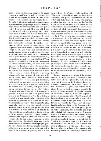 Leonardo rassegna mensile della coltura italiana