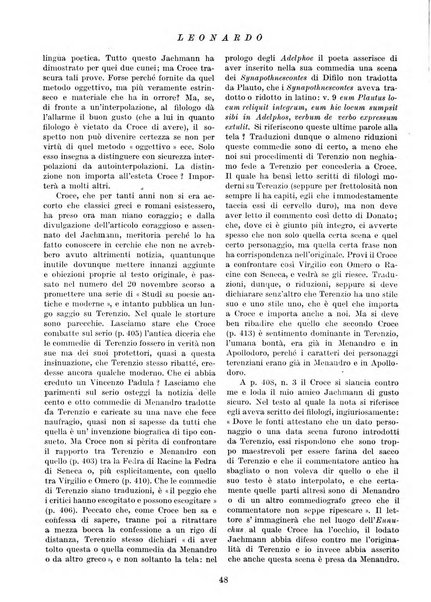 Leonardo rassegna mensile della coltura italiana