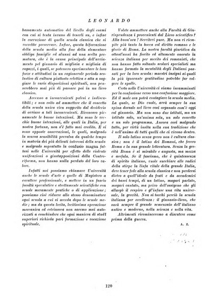 Leonardo rassegna mensile della coltura italiana