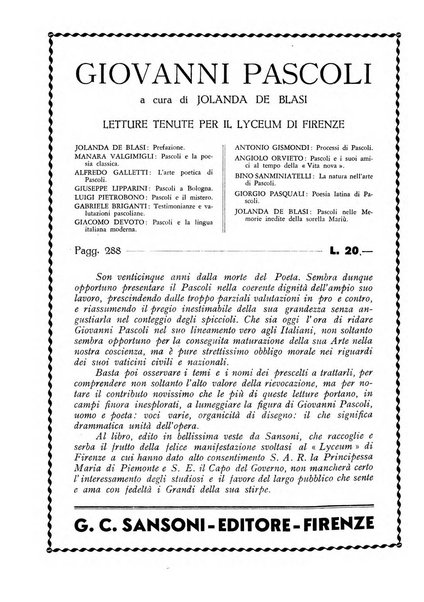 Leonardo rassegna mensile della coltura italiana