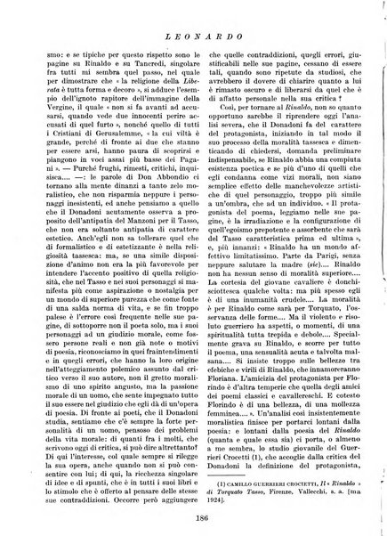 Leonardo rassegna mensile della coltura italiana