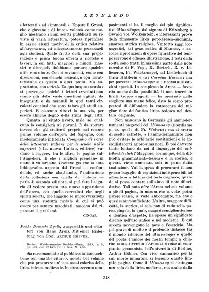 Leonardo rassegna mensile della coltura italiana