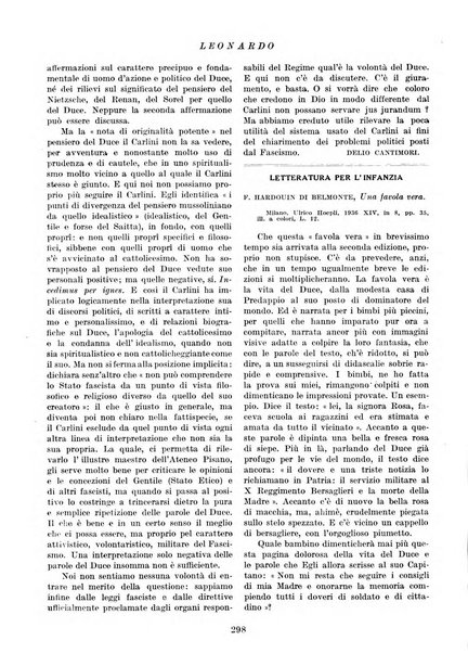 Leonardo rassegna mensile della coltura italiana