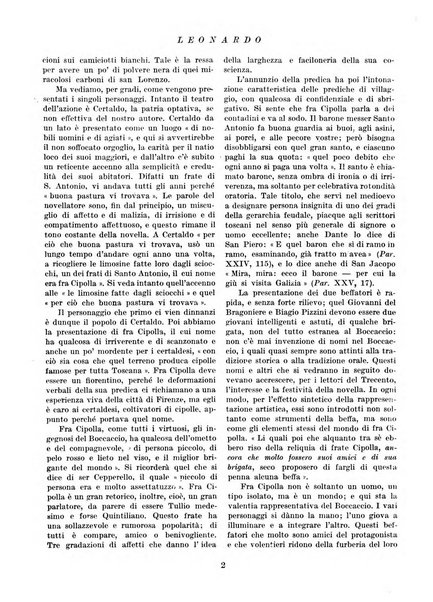 Leonardo rassegna mensile della coltura italiana