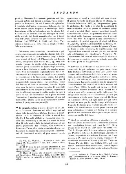 Leonardo rassegna mensile della coltura italiana