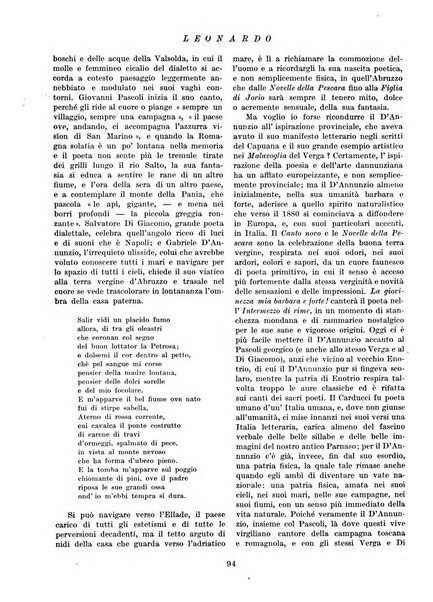 Leonardo rassegna mensile della coltura italiana