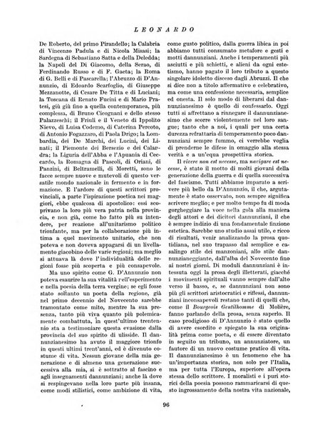 Leonardo rassegna mensile della coltura italiana