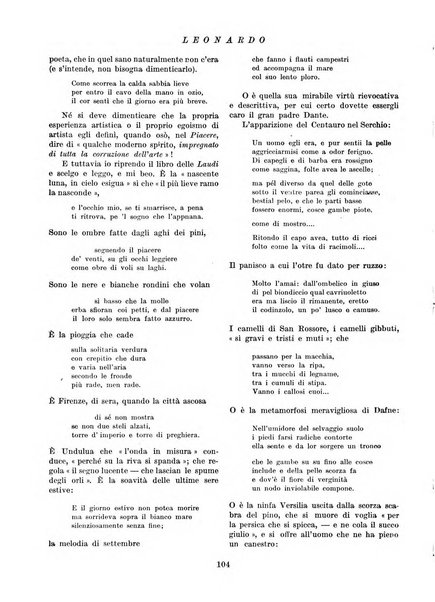 Leonardo rassegna mensile della coltura italiana