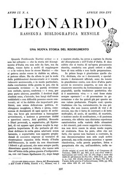 Leonardo rassegna mensile della coltura italiana