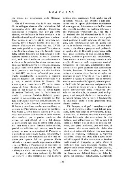 Leonardo rassegna mensile della coltura italiana