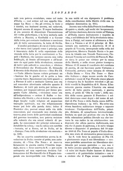 Leonardo rassegna mensile della coltura italiana