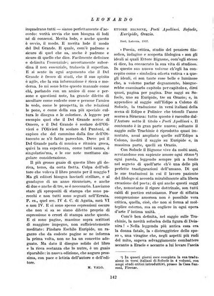 Leonardo rassegna mensile della coltura italiana