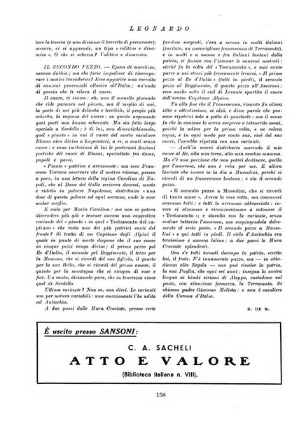 Leonardo rassegna mensile della coltura italiana