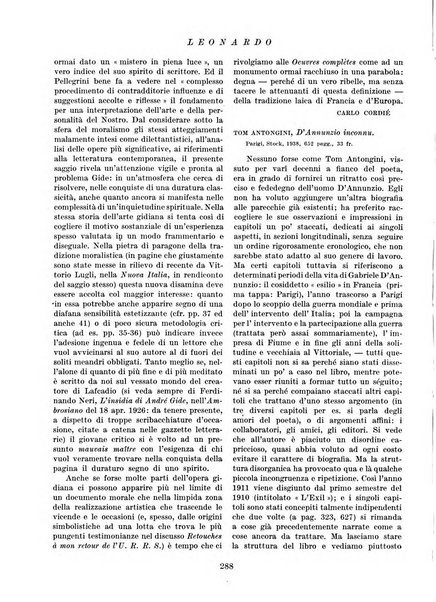 Leonardo rassegna mensile della coltura italiana