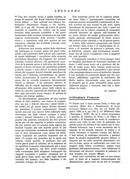 Leonardo rassegna mensile della coltura italiana