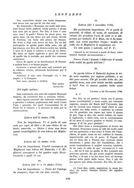 Leonardo rassegna mensile della coltura italiana